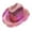 Pink, variant on LED Light-Up Cowboy Hat Retro Western Style Luminous 9 Color Available Christmas Party Nightclubs Performance Photo Prop Cap