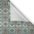 thumbnail image 4 of Ambesonne Grey and Blue Window Valance, Retro Circles, 54" X 12", Grey Pale Blue Pale Grey, 4 of 5