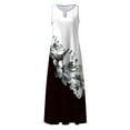 thumbnail image 5 of SMihono Robe d'Été Grande Taille pour Femmes 2023 Sans Manches à Col Ras du Cou avec Poche à Fleurs Vintage à Grande Ampleur, 5 of 5