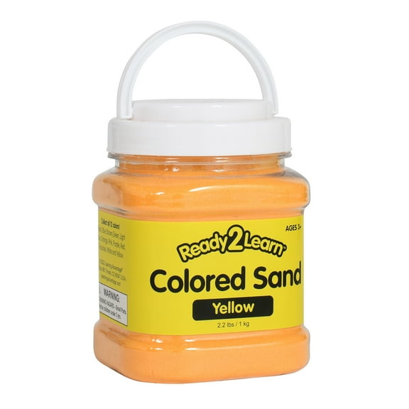 CE-10111 - Colored Sand - Yellow - 2.2 Pounds by Learning Advantage