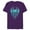 Purple, variant on Marvel Spider-Man: Across the Spider-Verse Gwen Symbol - Short Sleeve Blended T-Shirt for Adults - Customized-Yellow