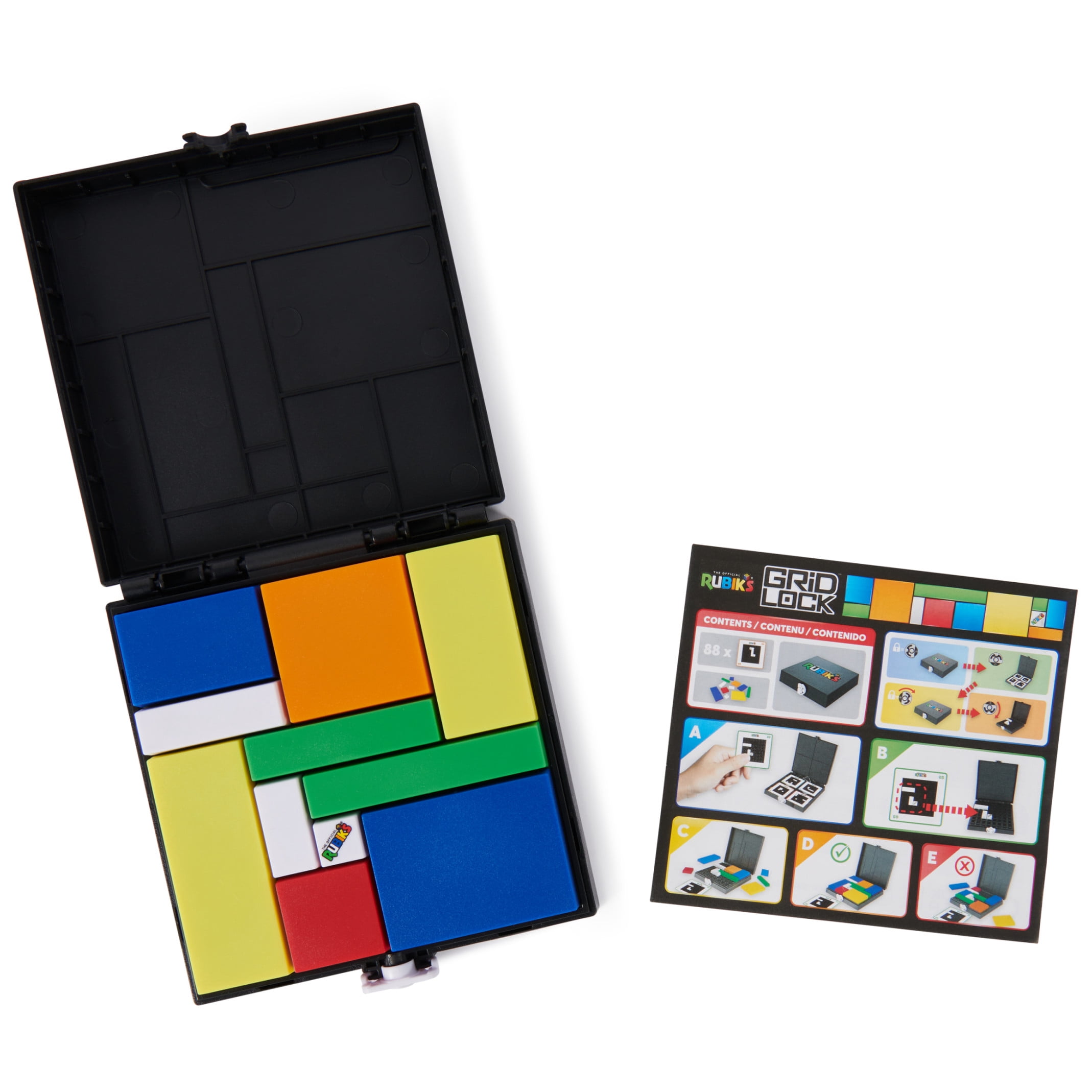 Rubik’s Cube Gridlock, Problem-Solving Puzzle Game for Adults & Kids Ages 7+