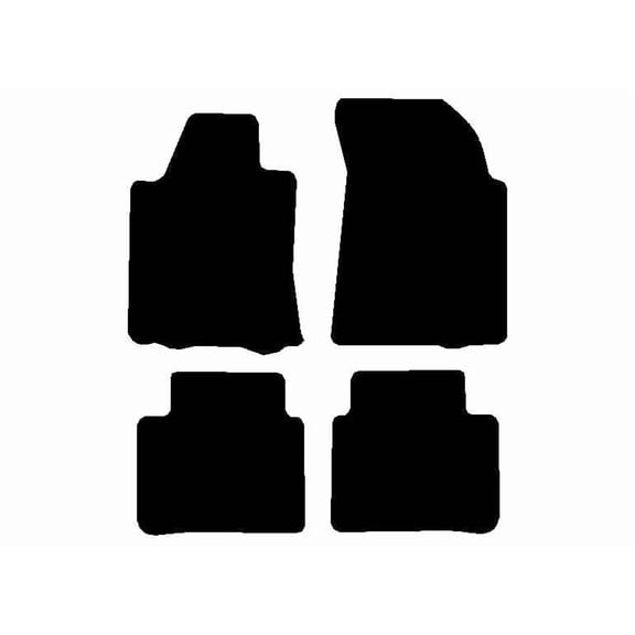 Auto Mats and Accessories Custom Fit Carpet Floor Mats Compatible with 2016-2023 Nissan Maxima – 4-Piece Set (Black), Made in USA