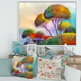 thumbnail image 2 of Designart 'Beautiful Village House On A Hot Summer Day' Modern Framed Canvas Wall Art Print, 2 of 5