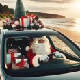 thumbnail image 5 of 3 packs Christmas Car Air Freshener Hanging Car Air Freshener Diffuser, Gingerbread, Christmas Tree, Snowflake Essential Oil Diffuser, Suitable for Gifts for Female and Male Drivers, Christmas Sock F, 5 of 5