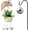 1PC, variant on Jollgii Mini Disco Ball Garden Stake, Waterproof Disco Ball Garden Stakes, Mirror Silver Glitter Plant Stake Ornaments for Outdoor Patio Lawn Pathway(1.2" Ball+7.9" Pole,1PC)