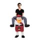 thumbnail image 4 of Novelty Fun Unisex Costume Party Stage Performance Costume With Stuff Your Own Legs, 4 of 5