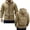 Khaki, variant on Backpack Hoodie For Men Winter Full Zip Jackets Long Sleeve Lightweight Travel Sweatshirts With Backpack Pockets
