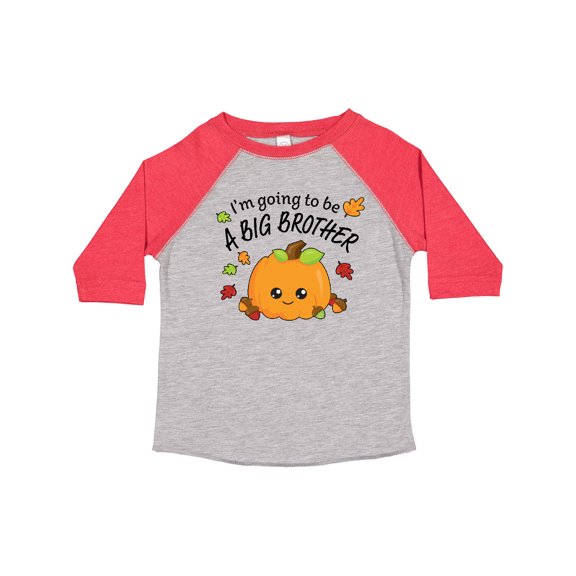 Inktastic I'm Going to Be a Big Brother- Cute Halloween Pumpkin Boys Toddler T-Shirt