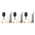 thumbnail image 3 of maskred 11 Pieces Wall Clock Movement Mechanism Replacement Tools Quartz Repair Shaft Gold 3Set, 3 of 6
