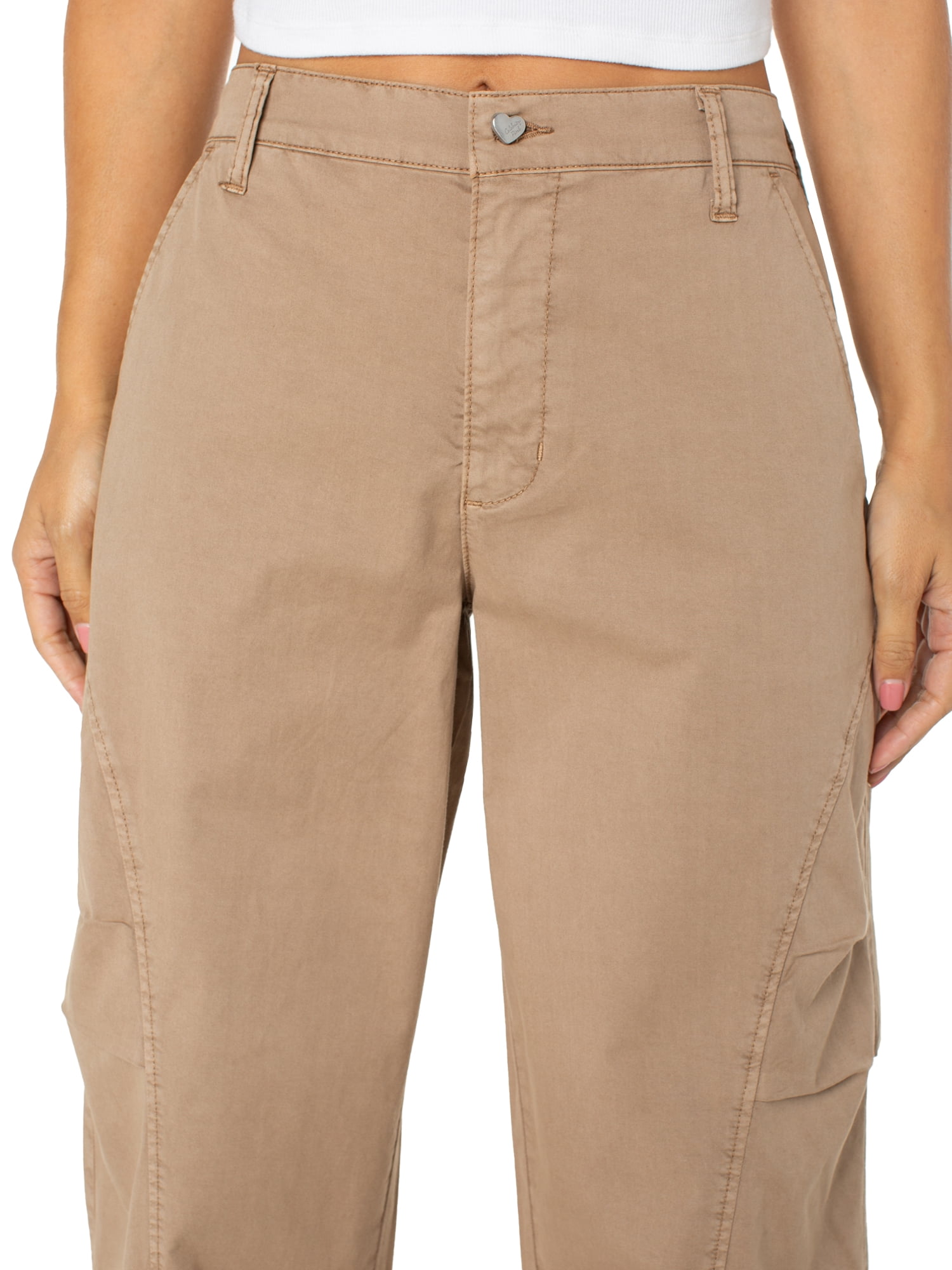 Celebrity Pink Women’s and Women's Plus Wide Leg Cargo Pants, Sizes XS-4X
