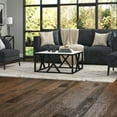 thumbnail image 3 of Evelyn&Zoe Jedrek 35'' Wide Square Coffee Table with Faux Marble Top, Blackened Bronze, 3 of 7