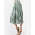 thumbnail image 3 of Falda plisada brillo sutil AMAD verde claro S AMAD SS22-F16, 3 of 5