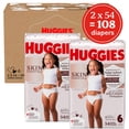 thumbnail image 2 of Huggies Skin Essentials Baby Diapers, Size 6 (35+ lbs), 108 Count, 2 of 9
