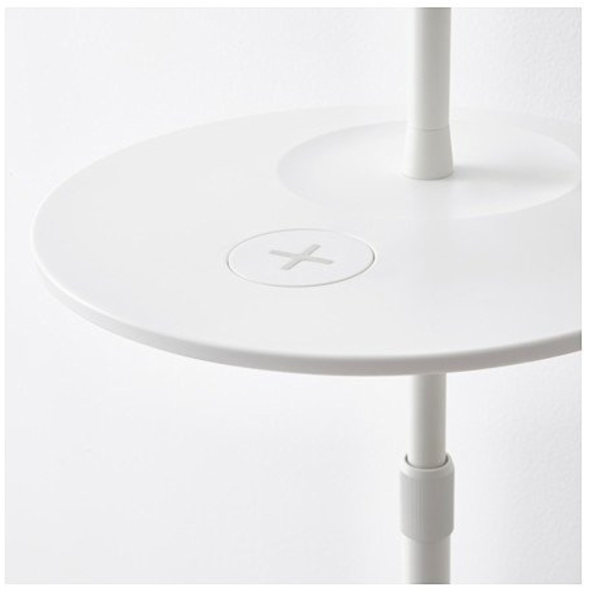 Ikea Floor lamp with wireless charging, LED bulb 1026.26220.3830