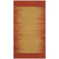 SAFAVIEH Kilim Rishika Geometric Wool Area Rug, Rust, 4' x 6'