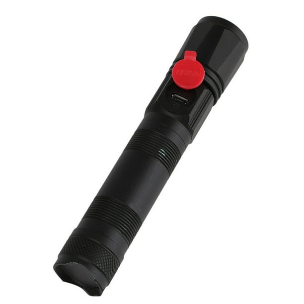 Greeniant Linterna LED USB, luz de mano, lámpara telescópica, suministros de emergencia, luces nocturnas, antorcha recargable para correr al Ropa Deportiva, Zapatos