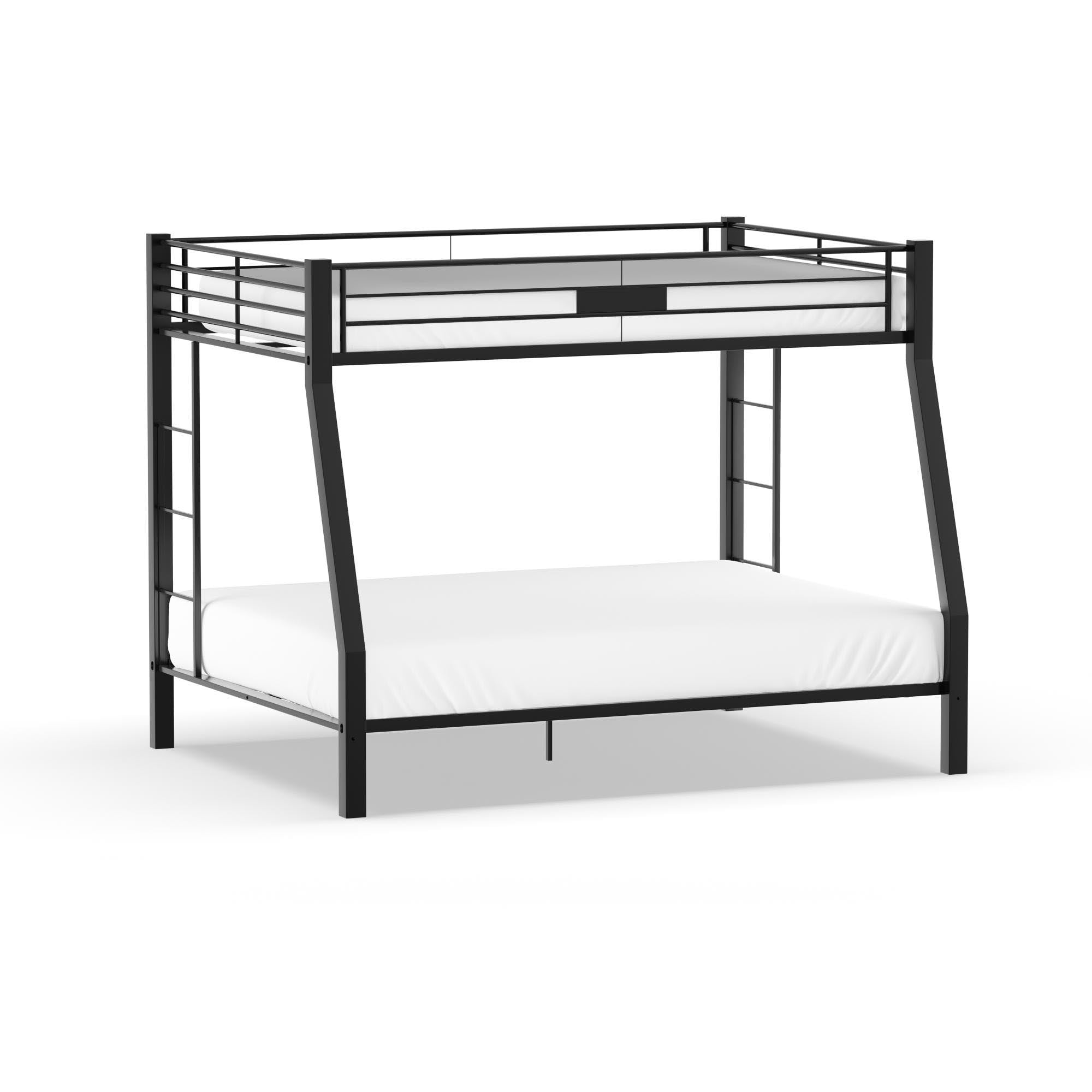 Furniture of America Clarence Metal Black Full/Queen Kids Bunk Bed