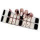 thumbnail image 3 of Uñas Semicuradas UV Estilo Blanco y Negro, 3 of 4