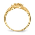 thumbnail image 4 of Finest GoldXMR14-3-7 14K Yellow Gold Polished 3-Stone Mothers Ring Mounting - Size 7, 4 of 5