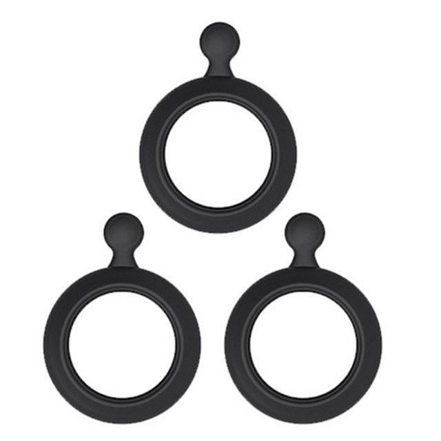 3 Pcs Moulinet de Pêche, Ceinture en Silicone pour Ligne de Pêche