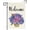 Spring-2, variant on Welcome Spring Summer Hydrangea Garden Flag 12 x 18 Inch Double Sided, Burlap Floral Flower Welcome Yard Outdoor Flag