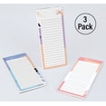 thumbnail image 4 of Inkdotpot Pack of 3 Magnetic Fridge To-Do List Notepads- Magnetic Memo Pads For Refrigerator-(50 Sheets Each)-J6, 4 of 7