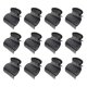 thumbnail image 1 of 12pcs Hot Roller Hair Clips Heat Resistant Curler Clamps Secure Hold for Salon Styling Black, 1 of 4
