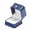 Blue, variant on Jewelry Storage Box Jewelry Ring Box Compact Size Portable Scratch-proof Soft Velvet Lined Earring Ring Case Jewelry Organizer