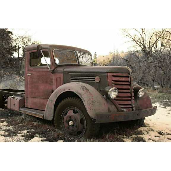 Federal Truck 12x18- CANVAS OR FINE PRINT WALL ART
