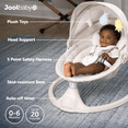 thumbnail image 4 of Jool Baby Nova Swing for Newborns with Bluetooth & Remote Control (Updated Model, Oatmeal), 4 of 9