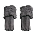 thumbnail image 5 of Ribbed Knit Leg Warmers for Women 80s Style Winter Warm Long Boot Socks Thermal Wear, 5 of 6