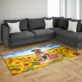 thumbnail image 3 of Vintage Great Dane Says Hello Mother's Day Summer Sunflower Field Indoor Rug Danes Dog Lover Gifts Carpet Living Bed Room Sofa Home Decor - 12005, 3 of 5