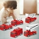 thumbnail image 2 of 4 piezas de camión de rebote pequeño para niños, escalera retráctil, juguete de extinción de incendios, modelo de coche educativo, 2 of 5
