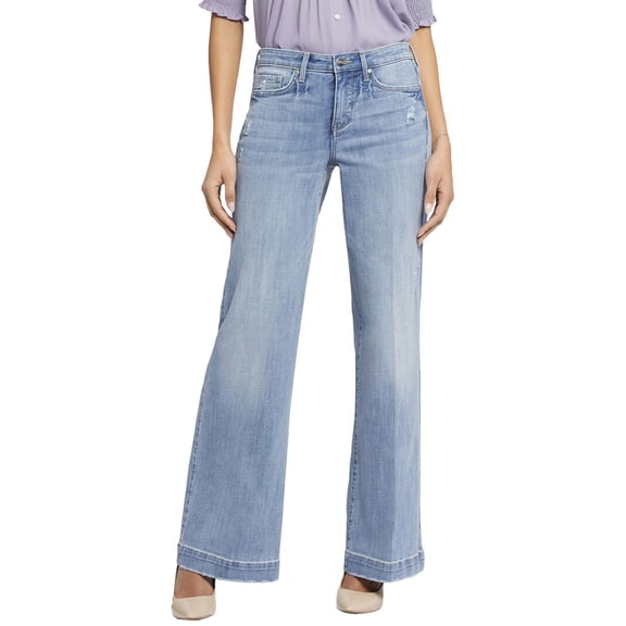 NYDJ womens Teresa Lakefront Wide Leg Jean, 6