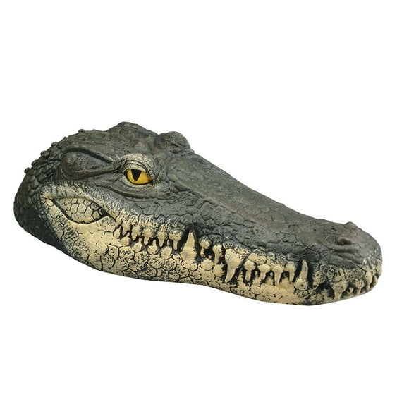 Fridja Floating Crocodile Head Water Decoy Garden Pond Art Decor for Goose Control New