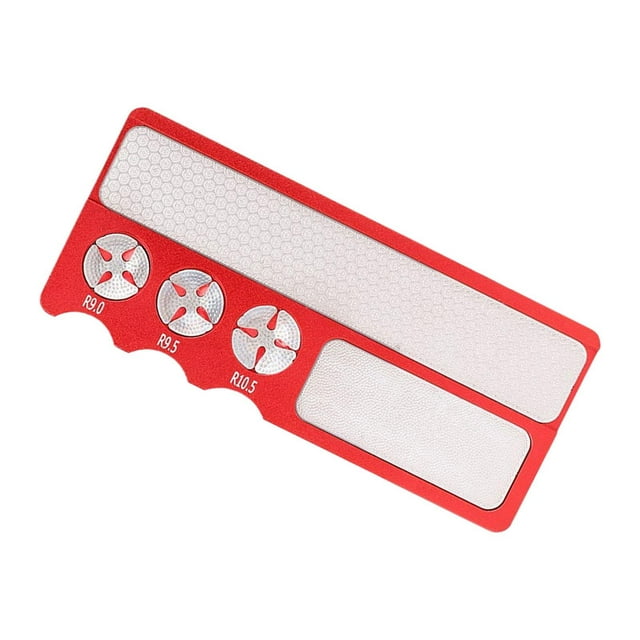 Youkk Outil de Pointe de Queue de Billard Accessoires de Billard Outil de Réparation Tête de Club Plastique Noir Métal Rouge 122x53mm