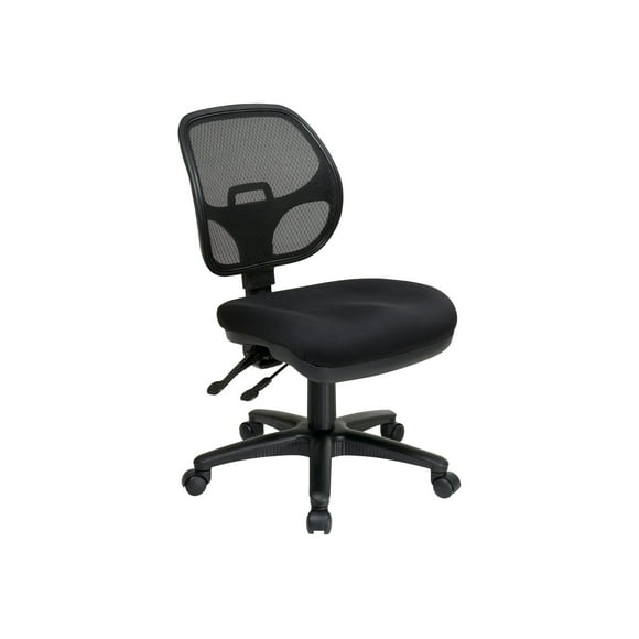 Pro-line II ProGrid Series - Chaise - Ergonomique - Pivotante - Tissu - Charbon