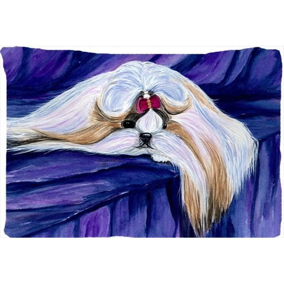 20.5 x 30 in. Shih Tzu Moisture Wicking Fabric Standard Pillowcase