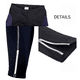 thumbnail image 3 of Pantalones Ciclismo Bloosom  Mallas Largas 4d Acolchadas Bicicleta Talla XL Negro, 3 of 4