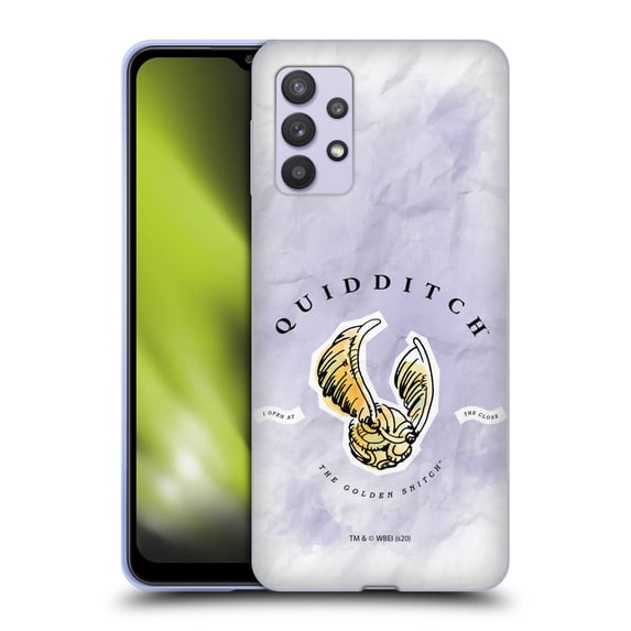 Head Case Designs Officially Licensed Harry Potter Deathly Hallows XVII Quidditch Golden Snitch Soft Gel Case Compatible with Samsung Galaxy A32 5G / M32 5G (2021)