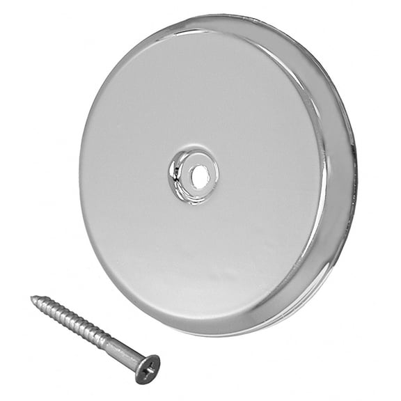 Jones Stephens C94005 5-1/4 Od Chrome Cleanout Cover Plate - Chrome