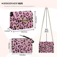 thumbnail image 7 of Pzuqiu Leopard Print Women's Crossbody Handbags Exquisite Compact Women Leather Crossbody Bag with Chain Fashion Practical for Teen Girls-Women for Daily Use, 7 of 7