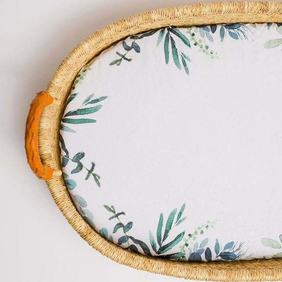 Leafy Border Changing Pad Cover