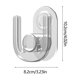 thumbnail image 3 of Bathroom Slipper Rack No Punching Suction Cup Type Toilet Wall Drainage Slipper Storage Hook Can Hang A Pair Of Slippers, 3 of 6