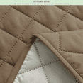thumbnail image 5 of CHUN YI 1 Piece Sofa Couch Cover 6 Pockets with Elastic Straps Slipcover (Loveseat, Khaki), 5 of 7