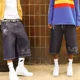 thumbnail image 3 of Pantalones cortos de mezclilla para hombre, ropa de calle informal, pantalones cortos ajustados, pantalones de Hip Hop, pantalones vaqueros de moda fresca de verano, Y2k, 3 of 5