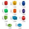 thumbnail image 3 of 50x Montessori Beads Toys Early Learning Educational Toys Educational Threading Hugo  juguetes de cuentas de cordones, 3 of 10