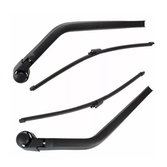Kairuite Pair Rear Wiper Assembly For T5 2004-2009 For T 6 2015  7H0955707 7H0955708