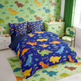 thumbnail image 2 of Erosebridal Dinosaur Twin Bedding Sets for Kids Boys, Funny Wildlife Bedding Comforter Set, 2 of 6
